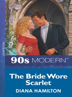 cover image of The Bride Wore Scarlet